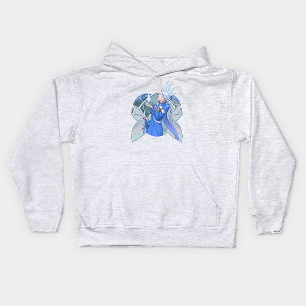 Ysayle Art Nouveau Kids Hoodie by WickedSnack